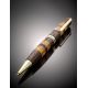 Designer Wenge Wood Ball Pen With Natural Amber, image , picture 2