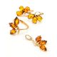 Cognac Amber Ring In Gold The Dandelion, Ring Size: 10 / 20, image , picture 5