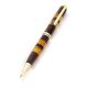 Designer Wenge Wood Ball Pen With Natural Amber, image 