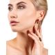 Amber Earrings In Gold-Plated Silver The Ballade, image , picture 3