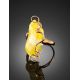 Honey Amber Golden Cocktail Ring The Rialto, Ring Size: Adjustable, image , picture 2