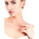 Gold-Plated Silver Ring With Green Amber The Zephyr, Ring Size: 12 / 21.5, image , picture 2