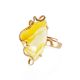 White Amber Golden Cocktail Ring The Rialto, Ring Size: Adjustable, image , picture 3
