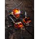 Amazing Gold Plated Cocktail Ring With Cognac Amber The Rialto Collection, Ring Size: Adjustable, image , picture 4