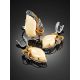 Adjustable Gold-Plated Ring With Mammoth Tusk The Era, Ring Size: Adjustable, image , picture 4
