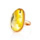 Luminous Amber Cocktail Ring The Lagoon, Ring Size: 6.5 / 17, image , picture 3