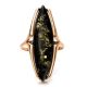 Gold-Plated Silver Ring With Green Amber The Barcelona​, Ring Size: 6.5 / 17, image , picture 4