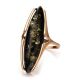 Gold-Plated Silver Ring With Green Amber The Barcelona​, Ring Size: 11.5 / 21, image , picture 5