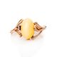 Oval Cut Amber Ring In Gold The Crocus, Ring Size: 5 / 15.5, image , picture 3