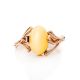 Oval Cut Amber Ring In Gold The Crocus, Ring Size: 8.5 / 18.5, image , picture 3