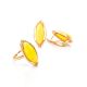 Luminous Amber Ring In Gold-Plated Silver The Ballade, Ring Size: 11.5 / 21, image , picture 6