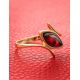 Exquisite Amber ring In Gold-Plated Silver The Adagio, Ring Size: 9.5 / 19.5, image , picture 7