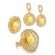 Wonderful Honey Amber Ring In Gold-Plated Silver With Crystals The Venus, Ring Size: 13 / 22, image , picture 6