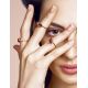 Exquisite Amber ring In Gold-Plated Silver The Adagio, Ring Size: 9.5 / 19.5, image , picture 2