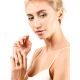 Adorable Gold-Plated Ring With Cognac Amber The Ballade, Ring Size: 6 / 16.5, image , picture 3
