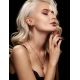 Gold-Plated Amber Earrings The Vesta, image , picture 2