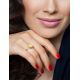 Cute Honey Amber Golden Ring The Goddess, Ring Size: 8.5 / 18.5, image , picture 2