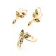 Green Amber Ring In Gold The Verbena, Ring Size: 8 / 18, image , picture 4