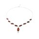 Wonderful Silver Necklace With Cognac Amber The Taurus, image , picture 4