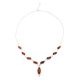 Wonderful Silver Necklace With Cognac Amber The Taurus, image , picture 5