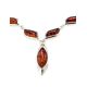 Wonderful Silver Necklace With Cognac Amber The Taurus, image , picture 6