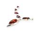 Wonderful Silver Necklace With Cognac Amber The Taurus, image , picture 3