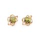 Charming Amber Earrings In Gold Plated Silver The Daisy, image , picture 3
