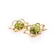 Charming Amber Earrings In Gold Plated Silver The Daisy, image , picture 2