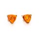 Gold-Plated Earrings With Cognac Amber The Etude, image , picture 2