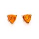 Gold-Plated Earrings With Cognac Amber The Etude, image , picture 2