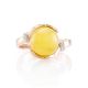 Cute Honey Amber Golden Ring The Goddess, Ring Size: 8.5 / 18.5, image , picture 3