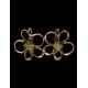 Green Amber Earrings In Gold-Plated Silver The Daisy, image , picture 6