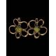 Green Amber Earrings In Gold-Plated Silver The Daisy, image , picture 6
