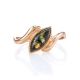 Natural Green Amber Ring In Gold, Ring Size: 12 / 21.5, image , picture 2