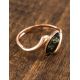 Natural Green Amber Ring In Gold, Ring Size: 5.5 / 16, image , picture 4