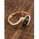 Natural Green Amber Ring In Gold, Ring Size: 6.5 / 17, image , picture 4