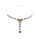 Refined Silver Necklace With Cognac Amber The Josephine, image , picture 4