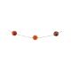 Silver Chain Necklace With Cherry Amber Beads, image , picture 5