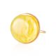 Natural Cloudy Amber Gold Ring, Ring Size: 7 / 17.5, image , picture 3