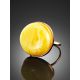 Natural Cloudy Amber Gold Ring, Ring Size: 7 / 17.5, image , picture 2