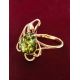 Flower Amber Ring In Gold The Daisy, Ring Size: 7 / 17.5, image , picture 2