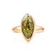 Refined Amber Ring In Gold The Sophia, Ring Size: 8.5 / 18.5, image , picture 2