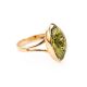 Refined Amber Ring In Gold The Sophia, Ring Size: 5 / 15.5, image , picture 4