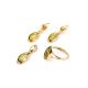 Refined Amber Ring In Gold The Sophia, Ring Size: 9.5 / 19.5, image , picture 6