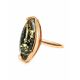 Green Amber Ring In Gold The Stradivari, Ring Size: 5.5 / 16, image , picture 3