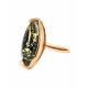 Green Amber Ring In Gold The Stradivari, Ring Size: 8 / 18, image , picture 3