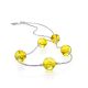 Silver Chain Necklace With Lemon Amber, image , picture 3