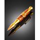 Designer Wooden Ball Pen With Baltic Amber, image , picture 2