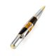 Elegant Wenge Wood Ball Pen With Amber, image , picture 3