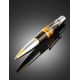 Elegant Wenge Wood Ball Pen With Amber, image , picture 2